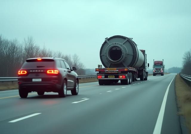 Kings Ransome convoy transporting wind turbine blades
