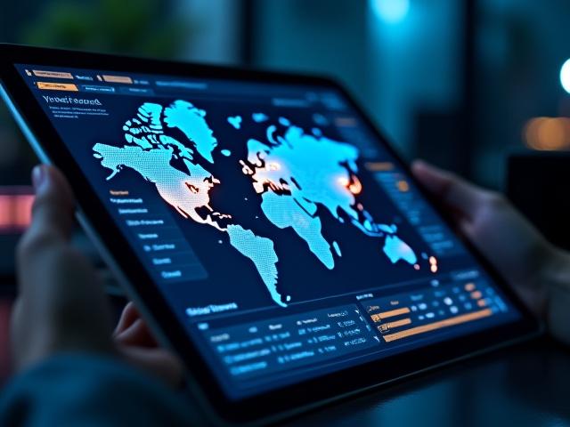 Modern logistics dispatch dashboard with real-time GPS tracking